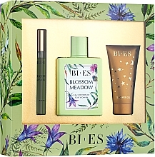 Fragrances, Perfumes, Cosmetics Bi-Es Blossom Meadow - Set (edp/100ml + edp/12ml + sh/gel/50ml)