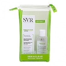 Fragrances, Perfumes, Cosmetics Set - SVR Sebiaclear Active (cr/30ml + cleans/water/75ml + pauch)