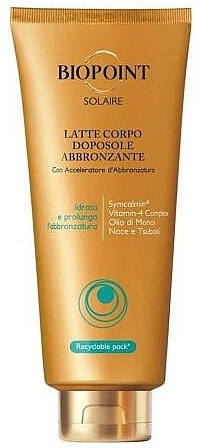 After Sun Body Lotion - Biopoint Solaire Aftersun Tanning — photo N1