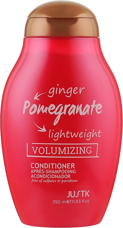 Volumizing Ginger & Pomegranate Conditioner for Thin & Soft Hair - JustK — photo N1