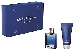 Fragrances, Perfumes, Cosmetics Salvatore Ferragamo Acqua Essenziale Blu - Set (edt/50ml + sh/gel/100ml)