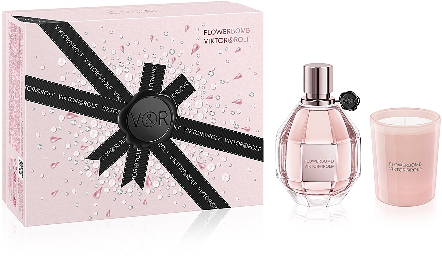 Viktor & Rolf Flowerbomb - Set (edp/100ml+candle/70g) — photo N1