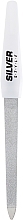 Sapphire Nail File, 15 cm, white - Silver Style — photo N5