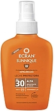 Fragrances, Perfumes, Cosmetics Sunscreen Milk Spray - Ecran Sunnique Spray Protective Milk SPF30