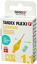 Interdental Brushes, 1.1 mm, lemon - Tandex Flexi Lemon — photo N1