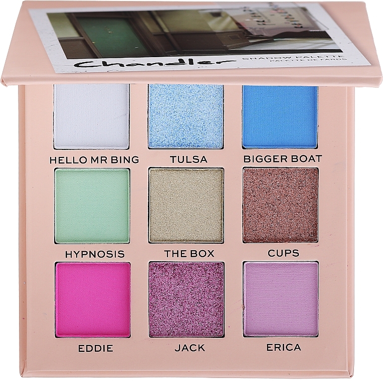 Eyeshadow Palette - Makeup Revolution Friends X Revolution Eyeshadow Palette Chandler — photo N1