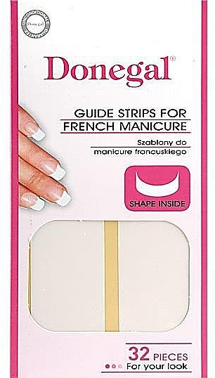 French Manicure Stencil, 9577 - Donegal  — photo N1