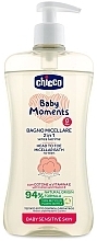 No Tears Shampoo & Shower Gel for Sensitive Skin - Chicco Baby Moments — photo N1