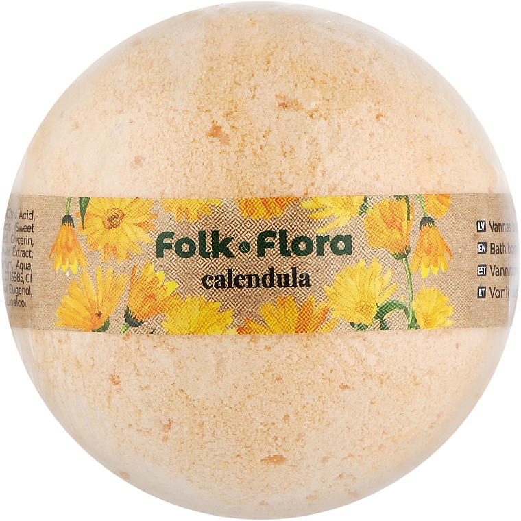 Calendula Bath Bomb - Folk&Flora Bath Bombs — photo N1