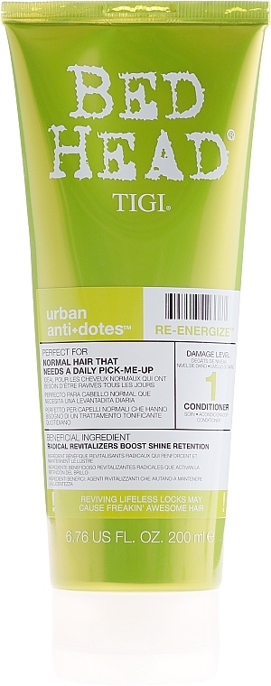 Daily Normal Hair Conditioner - Tigi Bed Head Urban Anti+Dotes Re-Energize Conditioner — photo N1