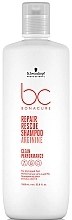Shampoo for Damaged Hair - Schwarzkopf Professional Bonacure Repair Rescue Shampoo Arginine Clean Performance — photo N1