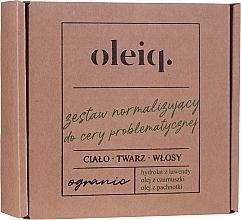 Fragrances, Perfumes, Cosmetics Set - Oleiq (hydrolat/100ml + oil/100ml + oil/30ml)