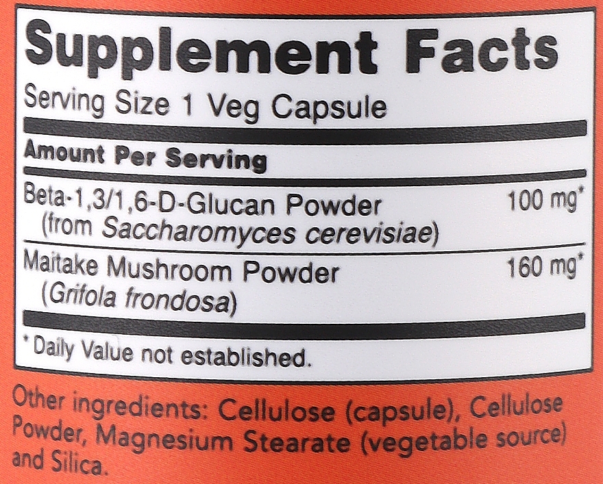 Dietary Supplement "Beta-1,3/1,6-D-Glucan", 100mg, powder - Now Foods Beta-1,3/1,6-D-Glucan — photo N2
