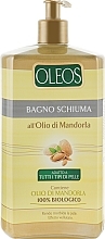 Fragrances, Perfumes, Cosmetics Shower Gel & Bath Foam with Almond Oil - Oleos Bagno Schiuma Mandorla