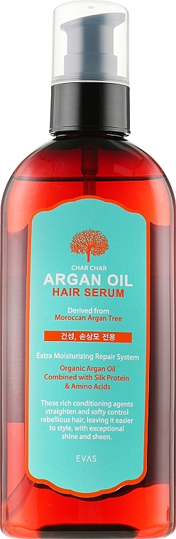 Serum do wiosyw z olejkiem arganowym - Char Char Argan Oil Hair Serum — photo N5