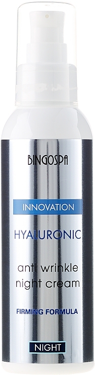 Hyaluronic Anti-Wrinkle Night Cream with Hydrating Formula - BingoSpa Hyaluronic Anti Wrinkle Night Cream — photo N2