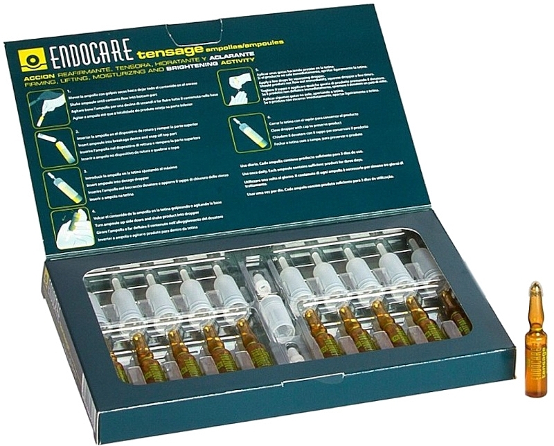 Regenerating Lifting Facial - Cantabria Labs Endocare Tensage Concentrate Ampoules — photo N2