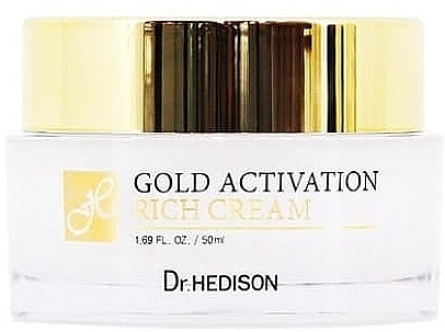Colloidal Gold Cream - Dr.Hedison Gold Activation Rich Cream — photo N1