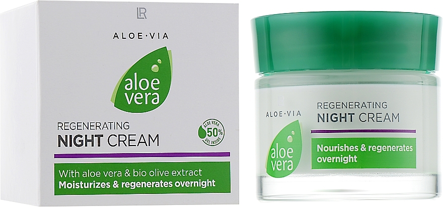 Night Face Cream - LR Health & Beauty Aloe Vera Multi Intensiv Night Cream — photo N1