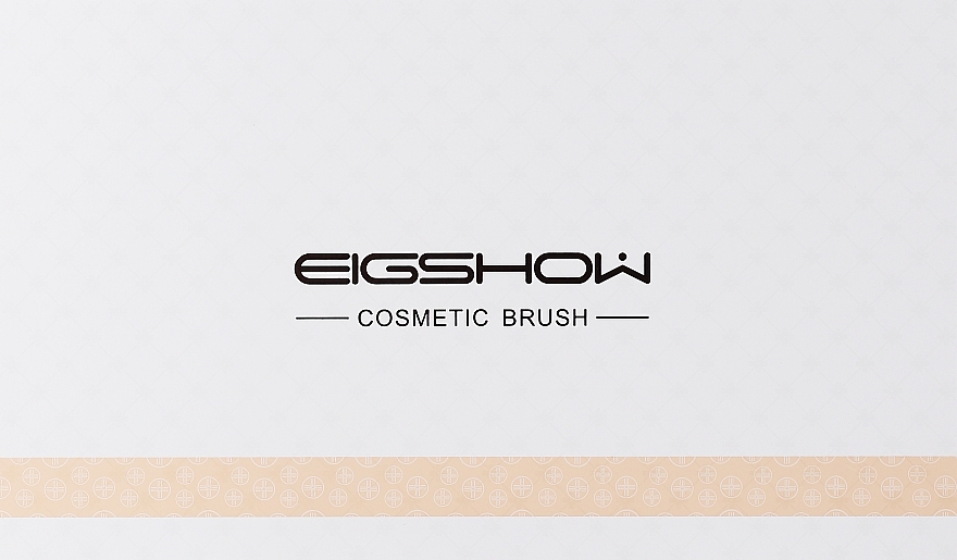 Makeup Brush Set, 8 pcs - Eigshow Sculpt And Blend Brush Kit Bright Silver — photo N1