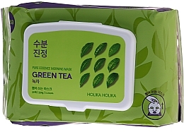 Facial Express-Mask with Green Tea - Holika Holika Pure Essence Morning Mask Green Tea — photo N1