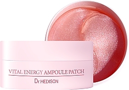 Professional Regenerating & Brightening Eye Patch with Volufilin & Peptides - Dr.Hedison Vital Energy Ampoule Patch — photo N2