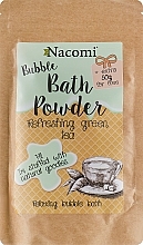 Fragrances, Perfumes, Cosmetics Bath Powder "Refreshing Green Tea" - Nacomi Refreshing Green Tea Bath Powder