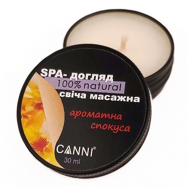 Manicure Massage SPA Candle 'Fragrant Temptation' - Canni — photo N4