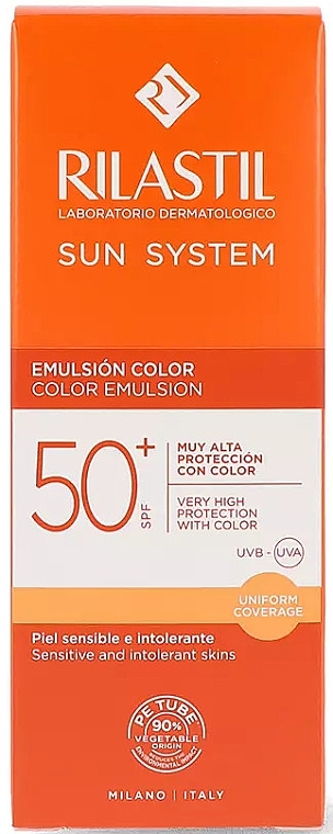 Facial Emulsion - Rilastil Sun System Colour Emulsion SPF50+ — photo N2