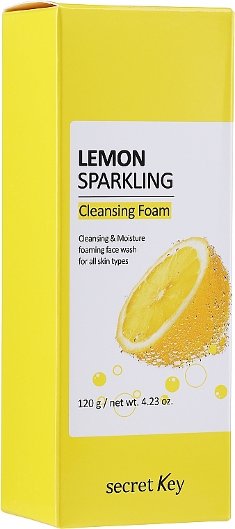 Cleansing Lemon Foam - Secret Key Lemon Sparkling Cleansing Foam — photo N2