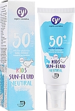 Kids Sun Fluid - Ey! Organic Cosmetics Kids Sun Fluid Neutral SPF 50+ — photo N1
