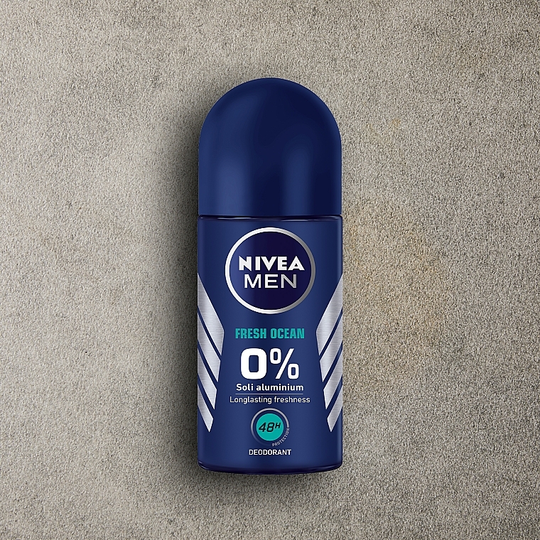 Deodorant - Nivea Men Fresh Ocean 48H Quick Dry Deodorant Roll-On — photo N3