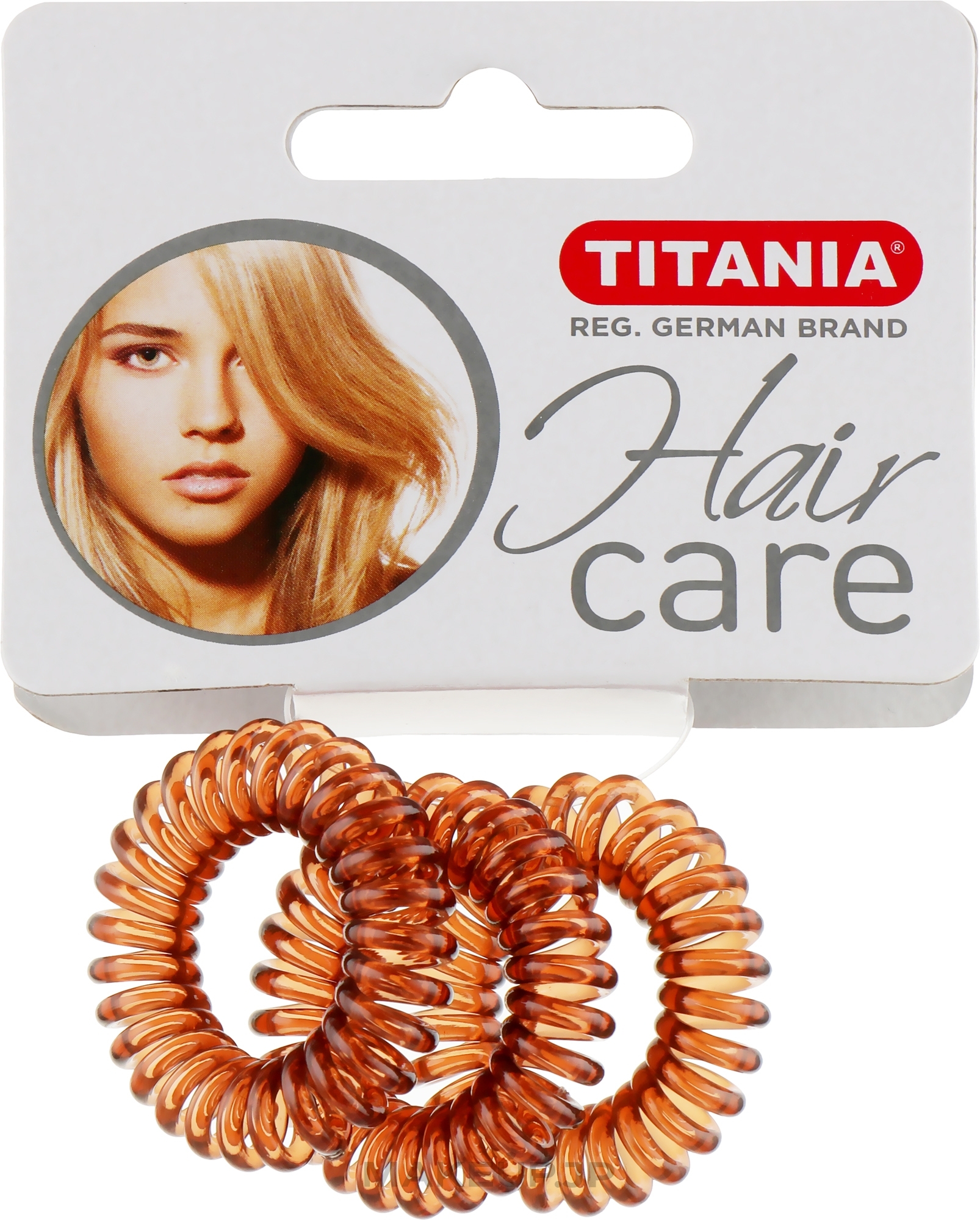 Anti Ziep Hair Tie, brown - Titania — photo 3 szt.