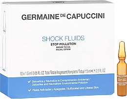 Fragrances, Perfumes, Cosmetics Face Serum - Germaine de Capuccini Options Shock Fluids Stop Pollution