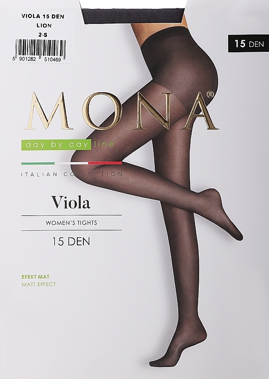 Tights 'Viola', 15 Den, lion - MONA — photo N1