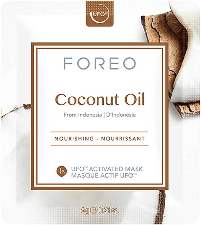 Nourishing Coconut Oil Face Mask - Foreo UFO Activated Mask Nourishing Coconut Oil — photo N2