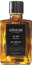 Heavy Beard Oil - Noberu Of Sweden №105 Black Oak Heavy Beard Oil — photo N1