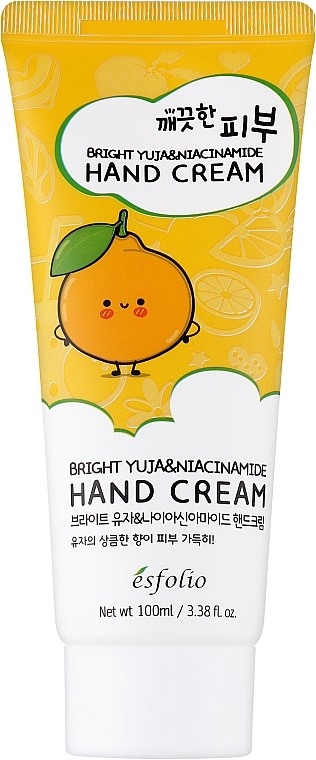 Hand Cream with Yuzu Extract & Niacinamide - Esfolio Pure Skin Hand Cream — photo N1