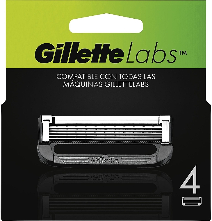 Shaving Cartridges, 4 pcs. - Gillette Labs — photo N1