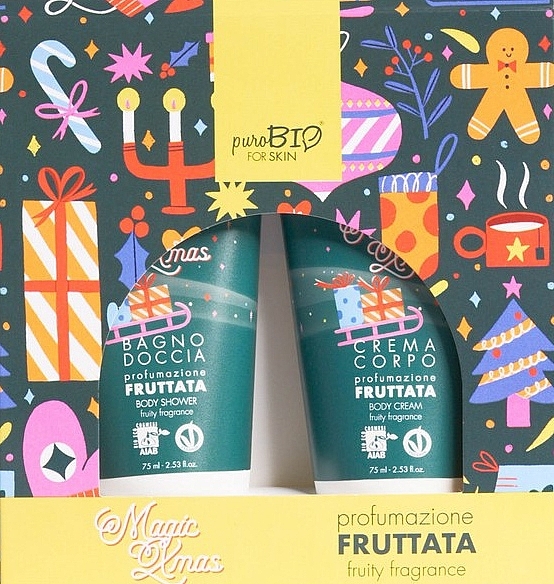 Set - PuroBio Cosmetics Magic Xmas Fruity Fragrance — photo N1