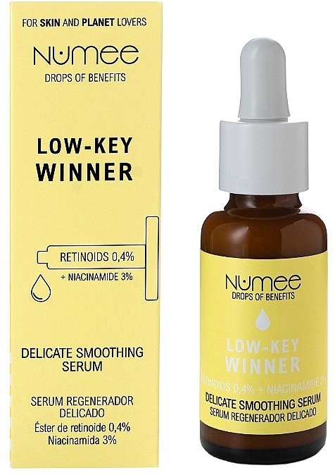 Gentle Smoothing Face Serum - Numee Game Drops of Benefits Low-Key Winner Delicate Smoothing Serum — photo N2