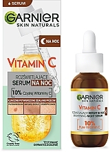 Night Face Serum with Vitamin C - Garnier Skin Naturals Vitamin C Serum — photo N3