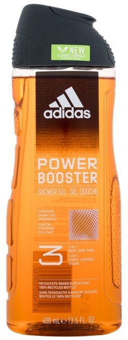 3in1 Shower Gel - Adidas Power Booster Shower Gel — photo 400 ml