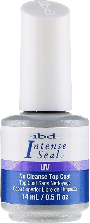 Nail No Wipe Top Coat - IBD Intense Seal UV No Cleanse Top Coat — photo N4