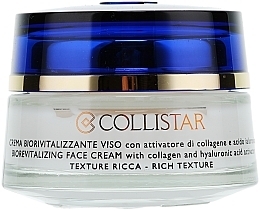 Fragrances, Perfumes, Cosmetics Anti-Aging Cream for Dry Skin - Collistar Linea Biorevitalizing Face Cream