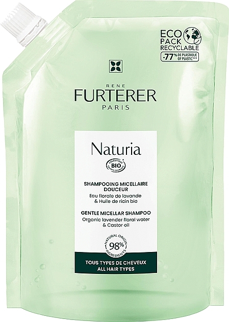 Extra Gentle Micellar Shampoo for Daily Use - Rene Furterer Naturia Gentle Micellar Shampo (doypack) — photo N1