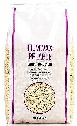 Depilatory Film Wax, granules, white - DimaxWax Filmwax Pelable Stripless Depilatory Wax White — photo N1