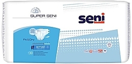 Adult Diapers, 55-80 cm - Seni Super Seni Small 1 Fit & Dry  — photo N2