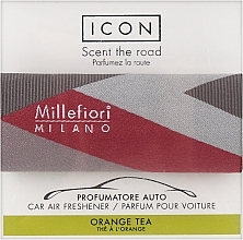 Fragrances, Perfumes, Cosmetics Car Air Freshener 'Geometric Orange Tea' - Millefiori Milano Icon Textil Geometric Orange Tea