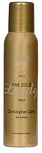 Fragrances, Perfumes, Cosmetics Christopher Dark Fine Gold Lady - Deodorant Spray